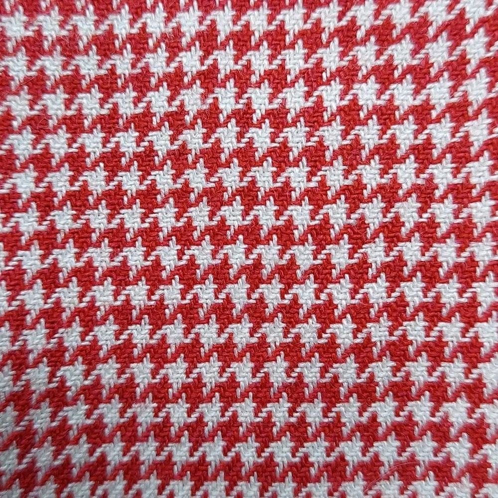 Vintage Ann Taylor Gingham Houndstooth pleated mini Skirt Belt